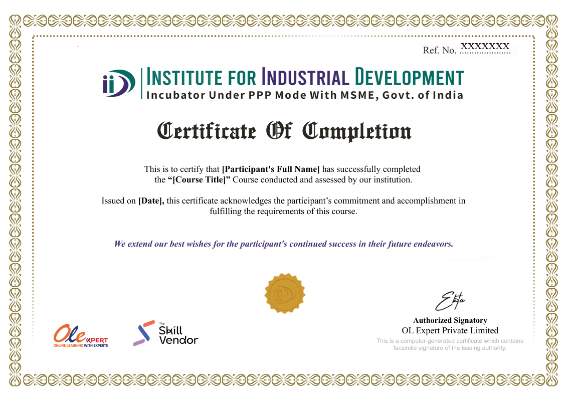 Demo Certificate